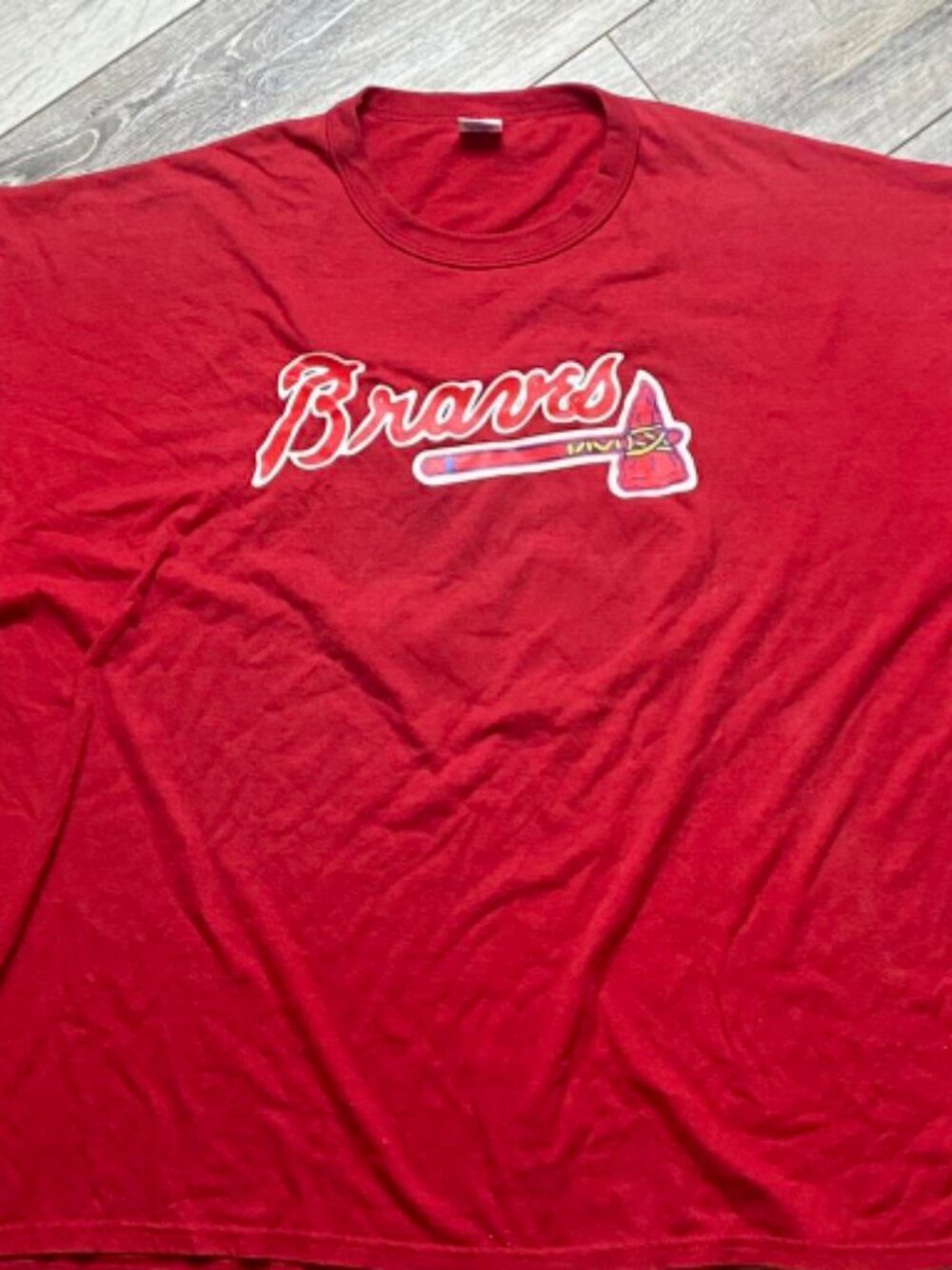 Classic Red Braves Team T-shirt